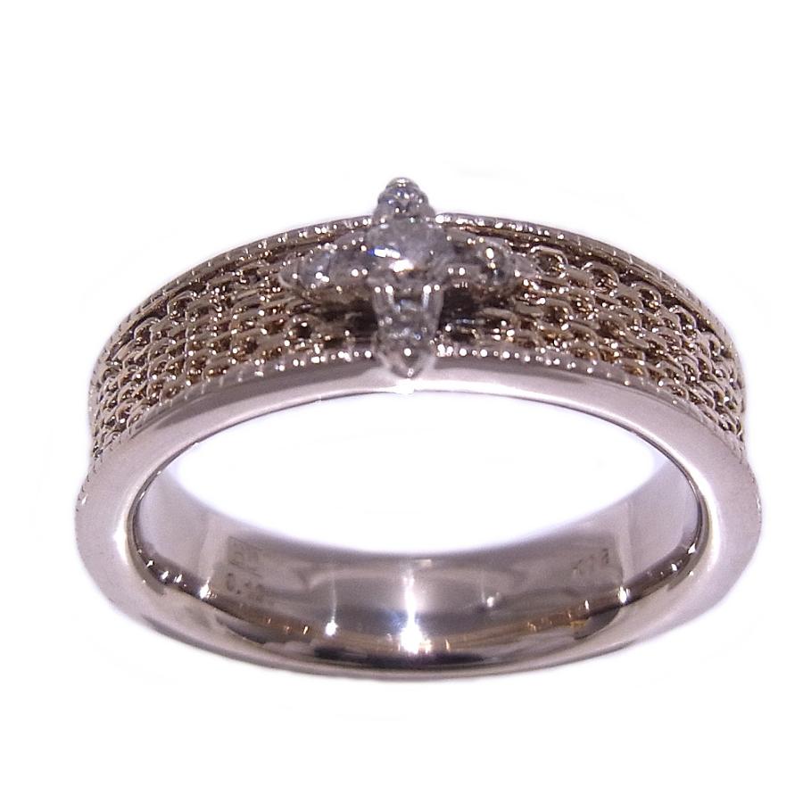 KASHIKEY カシケイ ネイキッドリング ダイヤ 0.10ct K18BG ブラウン  