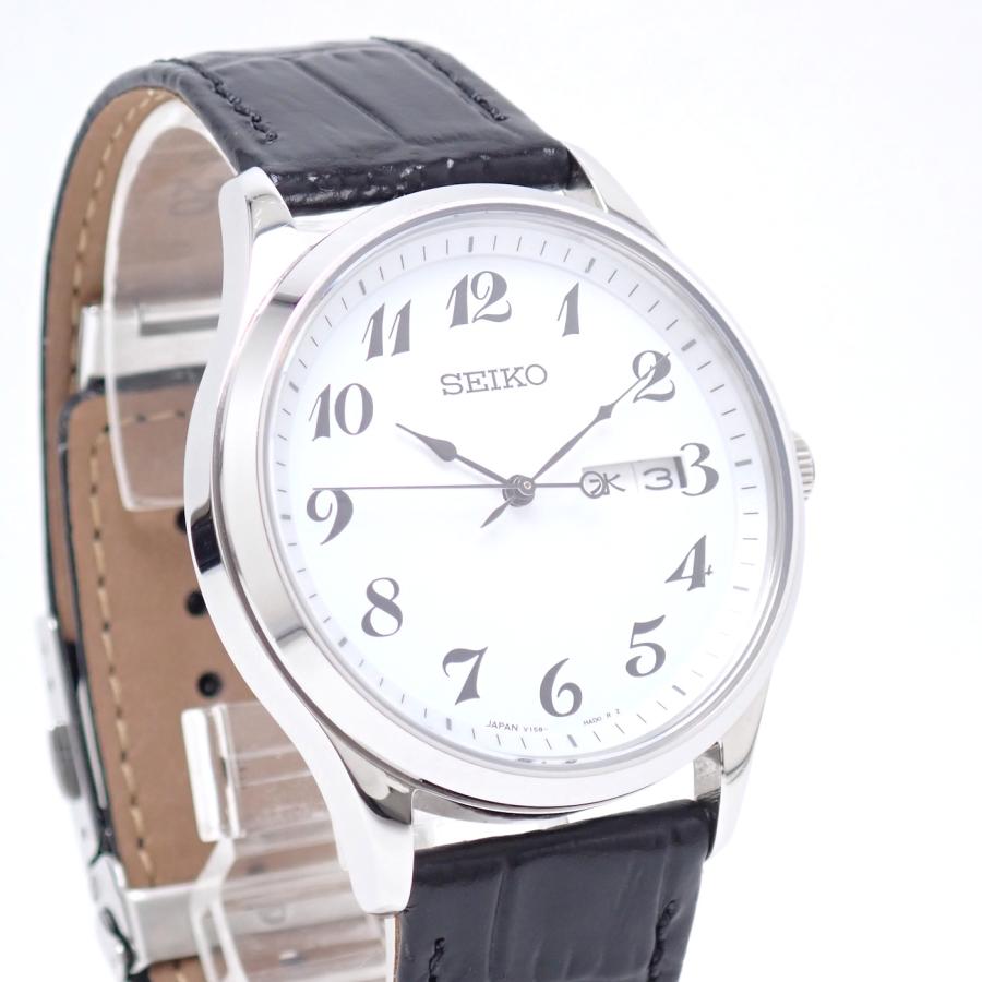 SEIKO腕時計 SEIKO（セイコー） ソーラー 鉄道時計オマージュ腕時計 メンズ V158