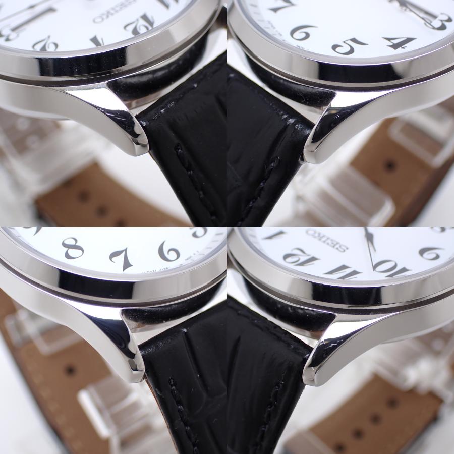 SEIKO（セイコー）ソーラー腕時計 V158-HAC0 鉄道時計デザイン SEIKO（セイコー） ソーラー 鉄道時計オマージュ腕時計 メンズ V158