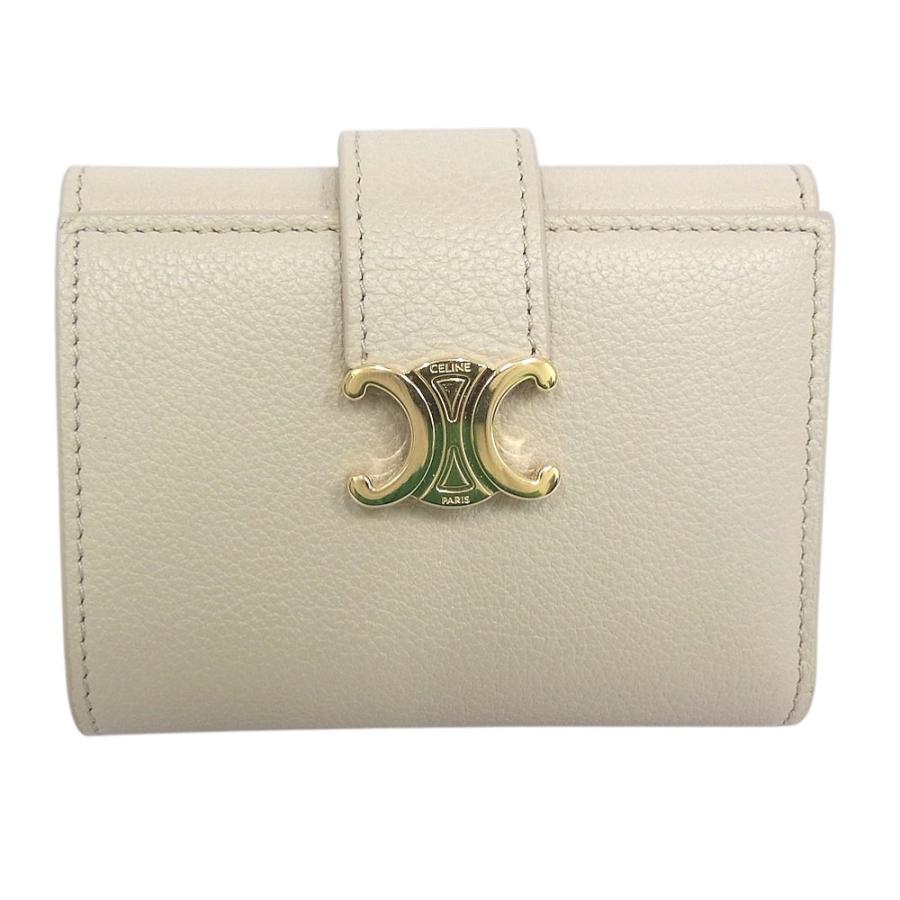 ◇セリーヌ◇レザー/ロゴ/ファインストラップウォレット/ウォレット/三つ折り財布 CELINE】セリーヌ ファイン ストラップウォレット ニノ 財布 (CELINE