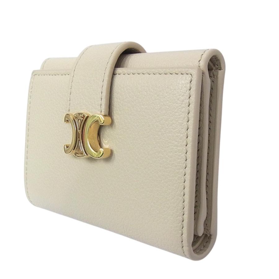CELINE（セリーヌ） 三つ折り財布 ファイン ストラップウォレット