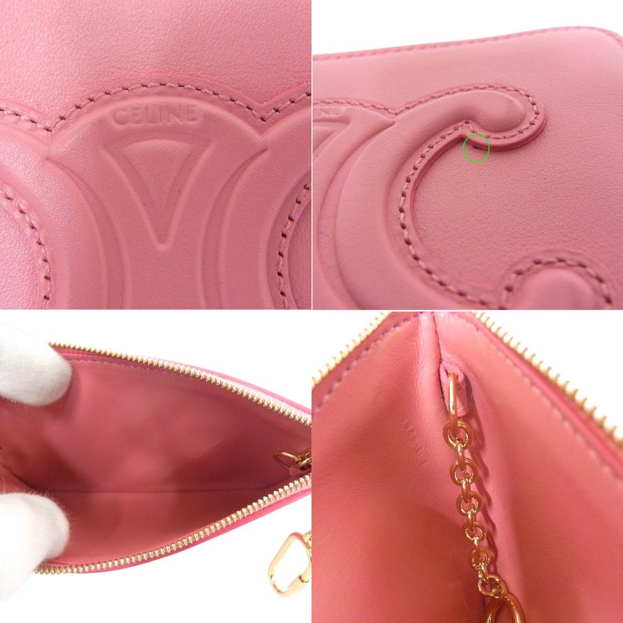 CELINE（セリーヌ） コインケース トリオンフ キュイル レザー
