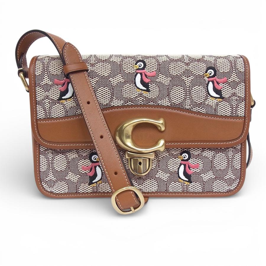 極美品　コーチ　現行　ストゥディオ ショルダー バッグ シグネチャー ジャカード COACH（コーチ） ショルダーバッグ ストゥディオ シグネチャー ジャ