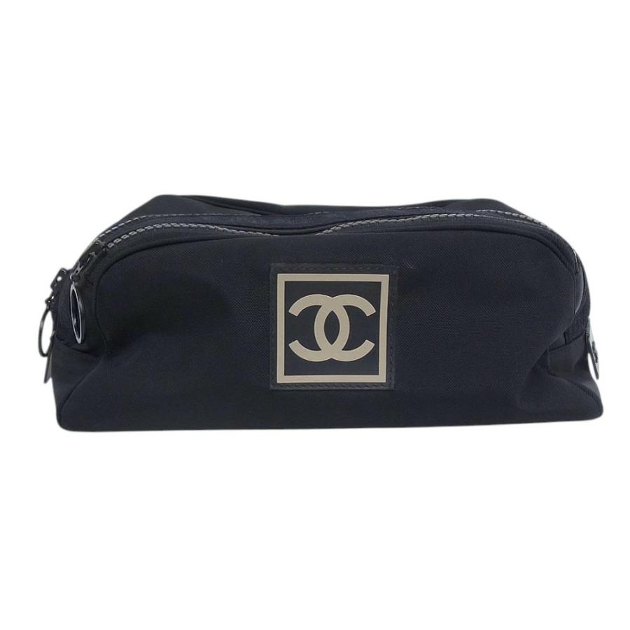 CHANEL（シャネル） シャネルスポーツ ポーチ ブラック 黒 ココマーク