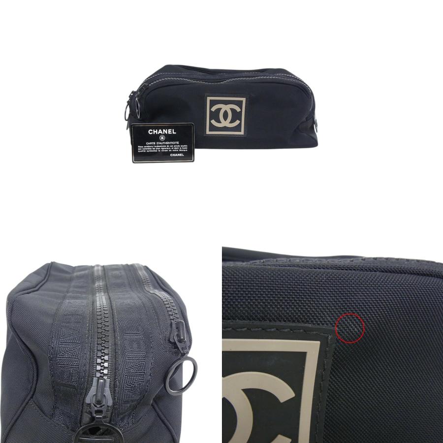 CHANEL（シャネル） シャネルスポーツ ポーチ ブラック 黒 ココマーク