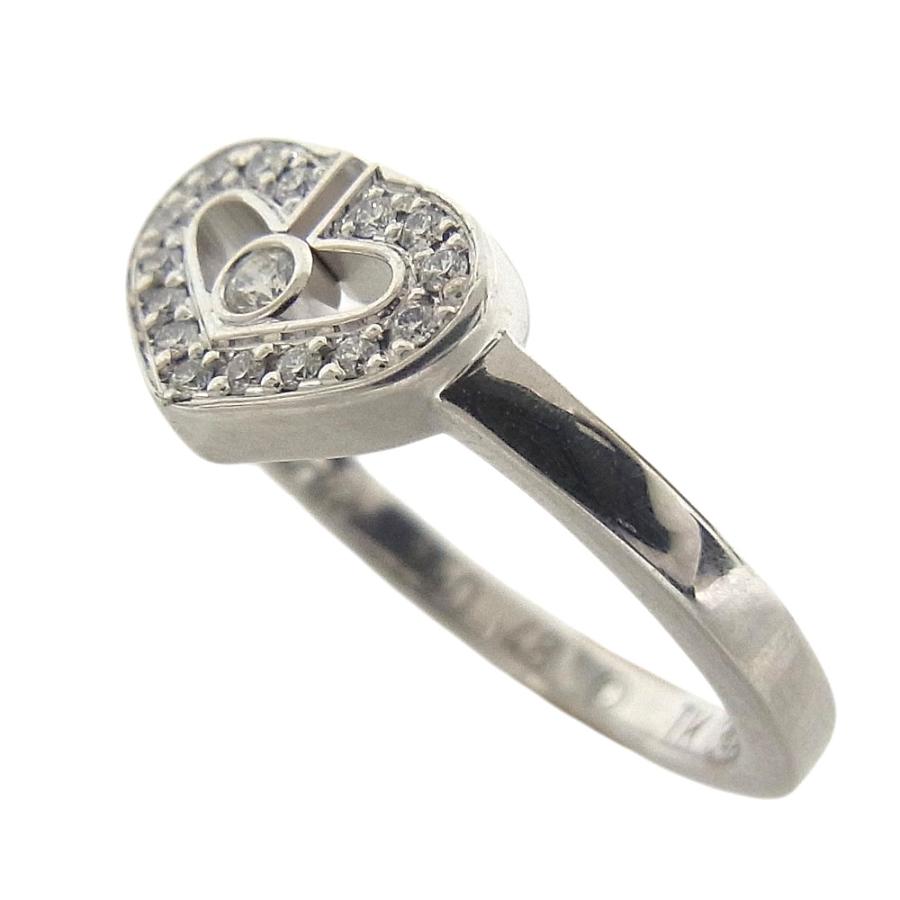 カルティエ Cartier Cハート ダイヤリング ホワイトゴールド 750WG 48号 K18WG ダイヤモンド【中古】【程度A+】【極上美品】の画像