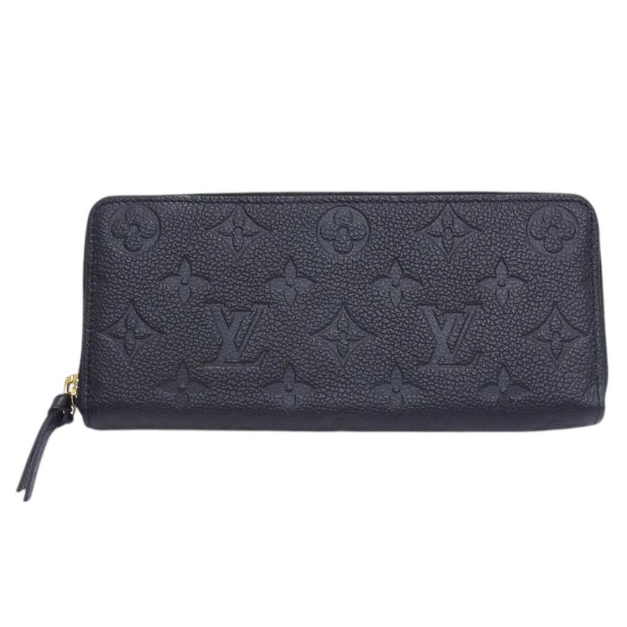 ルイヴィトン モノグラム アンプラント ポルトフォイユ クレマンス 財布 黒 LOUIS VUITTON（ルイ・ヴィトン） M60742 ポルトフォイユ・クレマンス