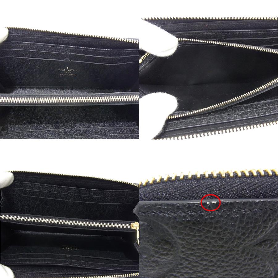 ルイヴィトン モノグラム アンプラント ポルトフォイユ クレマンス 財布 黒 LOUIS VUITTON（ルイ・ヴィトン） M60742 ポルトフォイユ・クレマンス