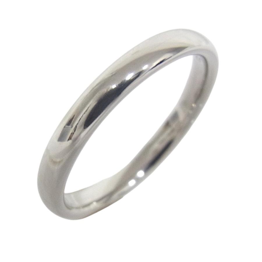 ティファニー TIFFANY&Co. Pt950 プラチナ フォーエバー ウェディング バンドリング 約8号 指輪 幅2.5mm【中古】【程度A+】【極上美品】の画像