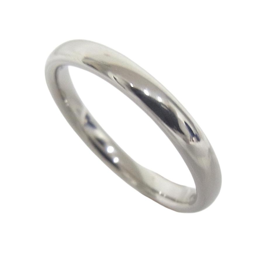 ティファニー TIFFANY&Co. Pt950 プラチナ フォーエバー ウェディング バンドリング 約8号 指輪 幅2.5mm【中古】【程度A+】【極上美品】の画像