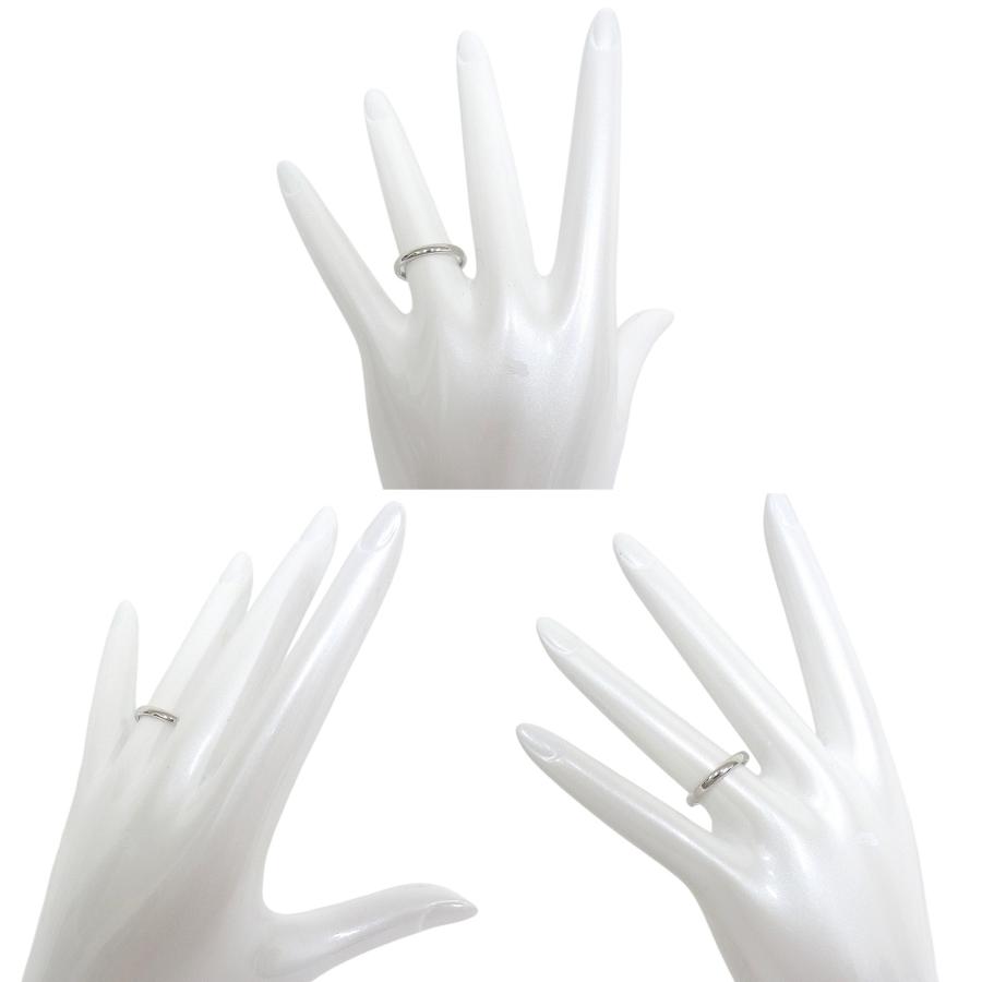 ティファニー TIFFANY&Co. Pt950 プラチナ フォーエバー ウェディング バンドリング 約8号 指輪 幅2.5mm【中古】【程度A+】【極上美品】の画像