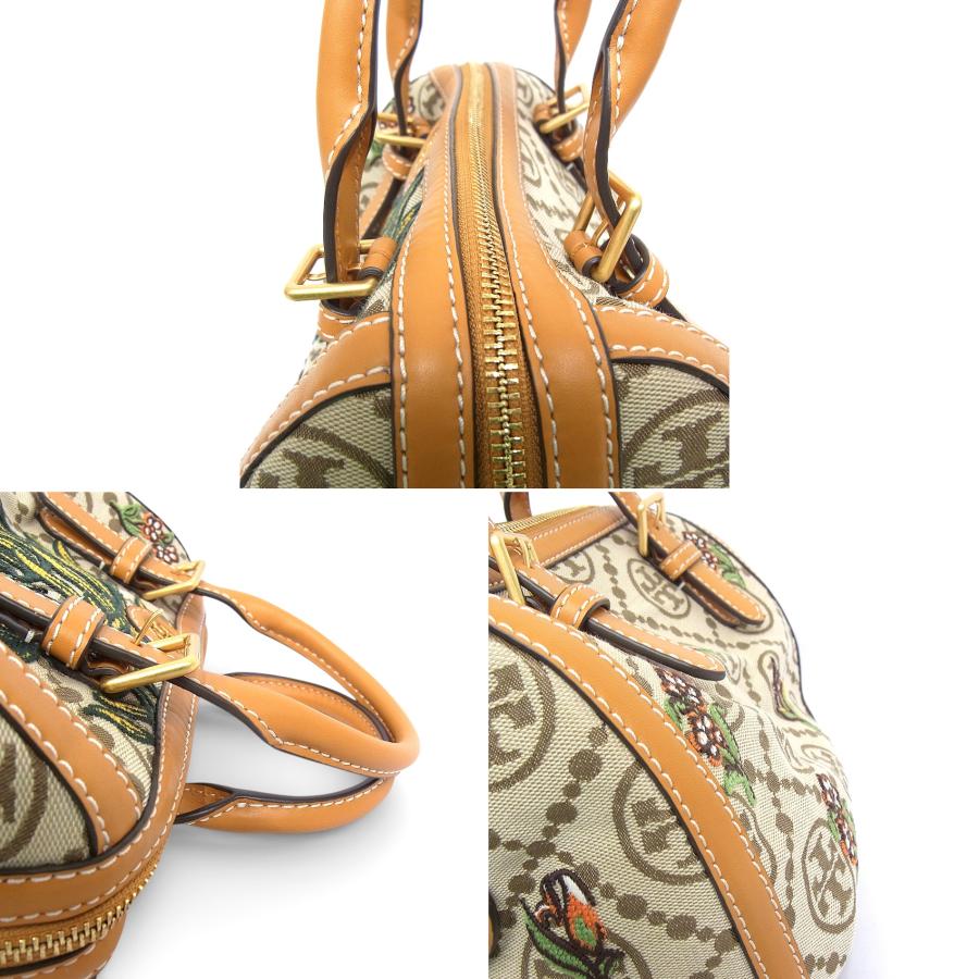 TORY BURCH（トリーバーチ） ミニボストンバッグ 刺しゅう入り 2WAY