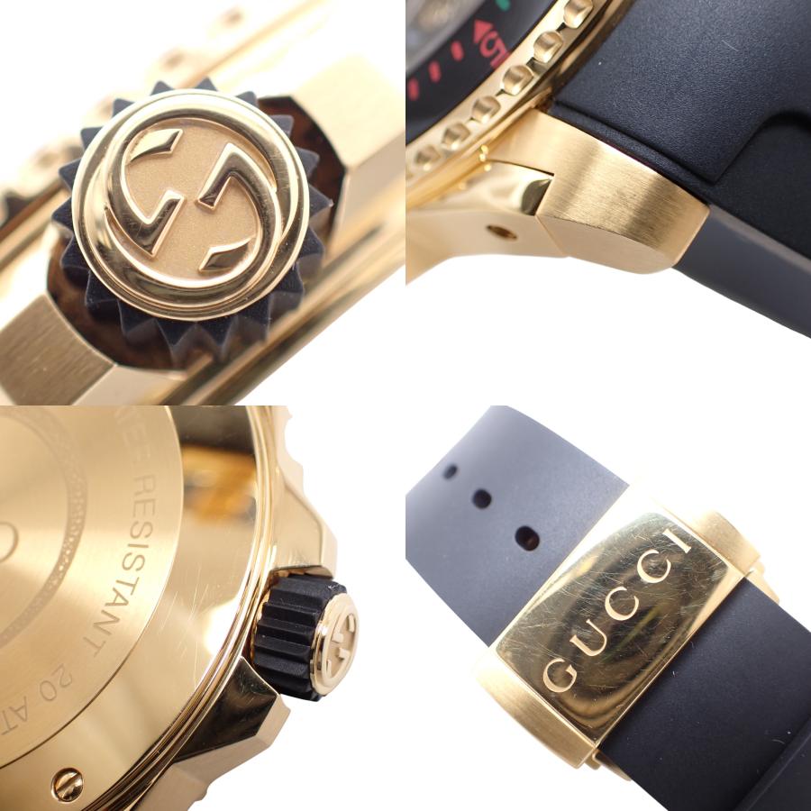 GUCCI（グッチ） ダイヴ DIVE 136.2 YA136219 ゴールド/ブラック 