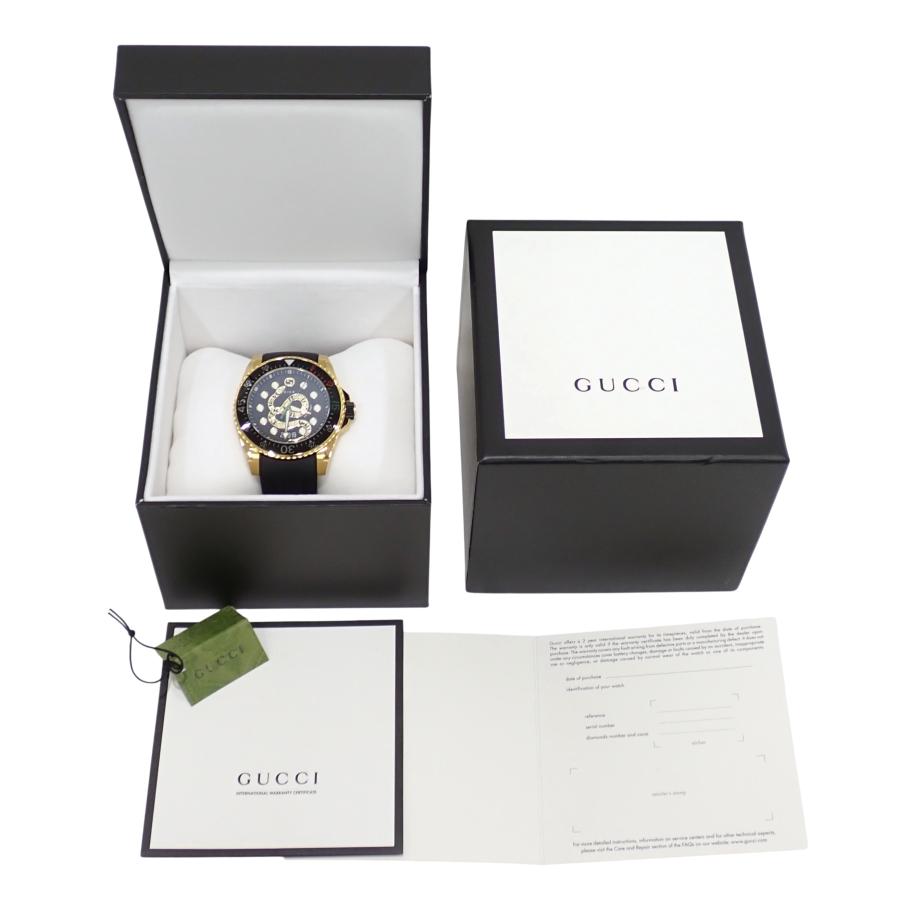 GUCCI（グッチ） ダイヴ DIVE 136.2 YA136219 ゴールド/ブラック 