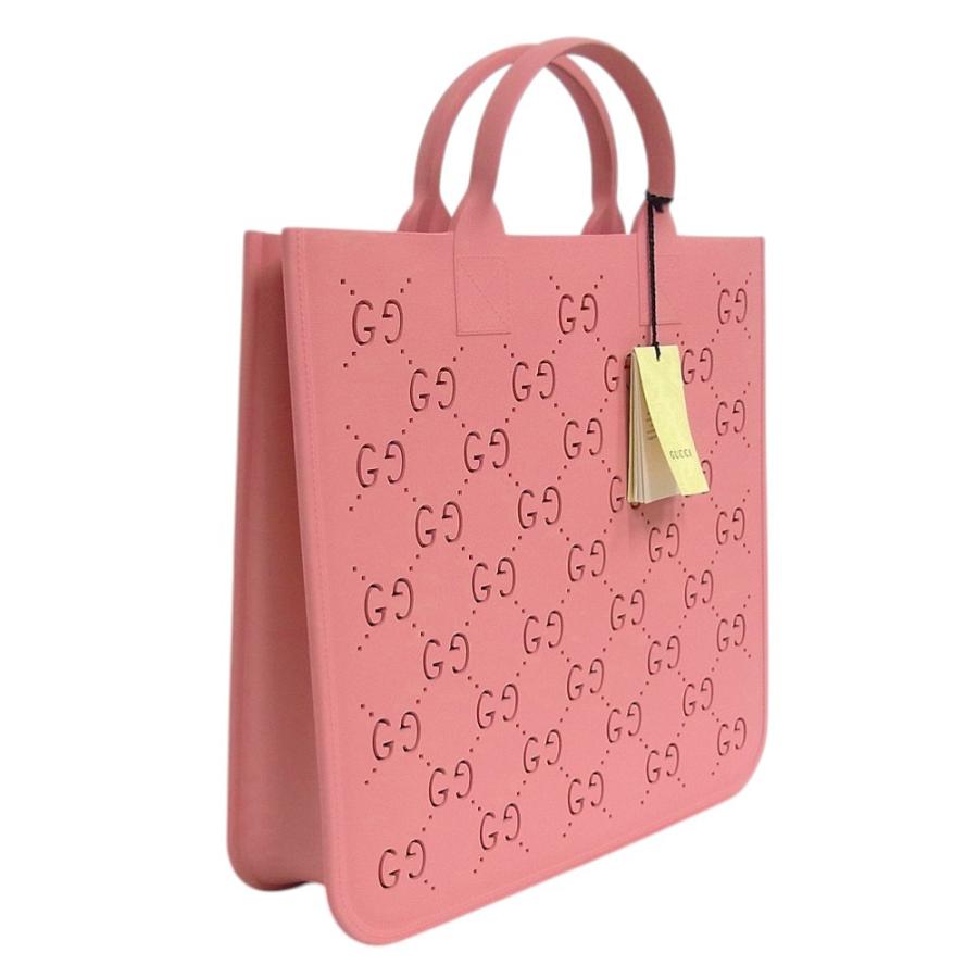 グッチ　GUCCI　679365 GGスプリーム　ラバーハンドバッグ チルドレンズ　ピンク 【中古】【程度A+】【極上美品】の画像