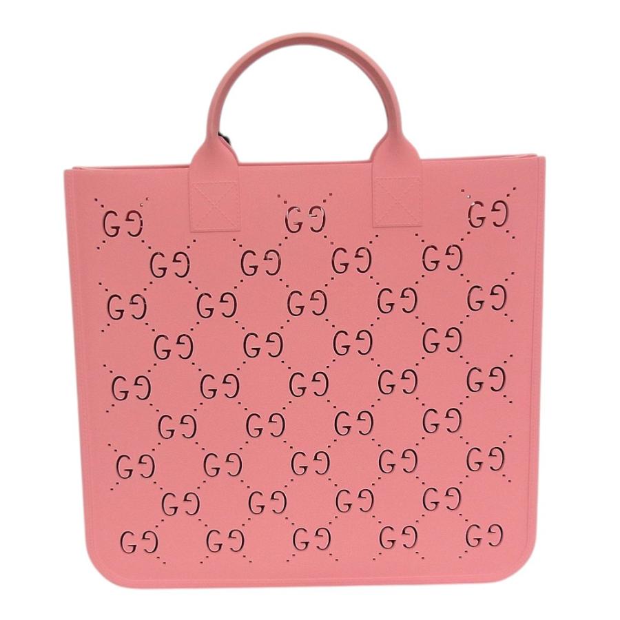 グッチ　GUCCI　679365 GGスプリーム　ラバーハンドバッグ チルドレンズ　ピンク 【中古】【程度A+】【極上美品】の画像