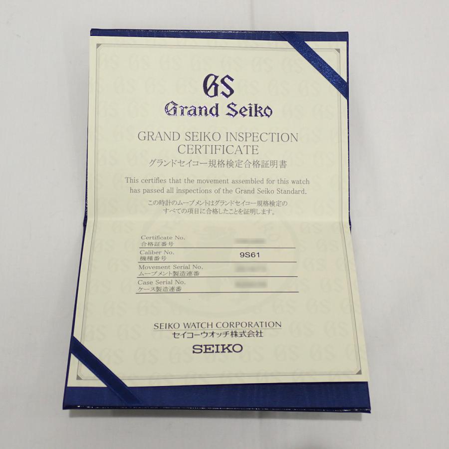 Grand Seiko 【OH済み】セイコー グランドセイコー SBGR101 GS