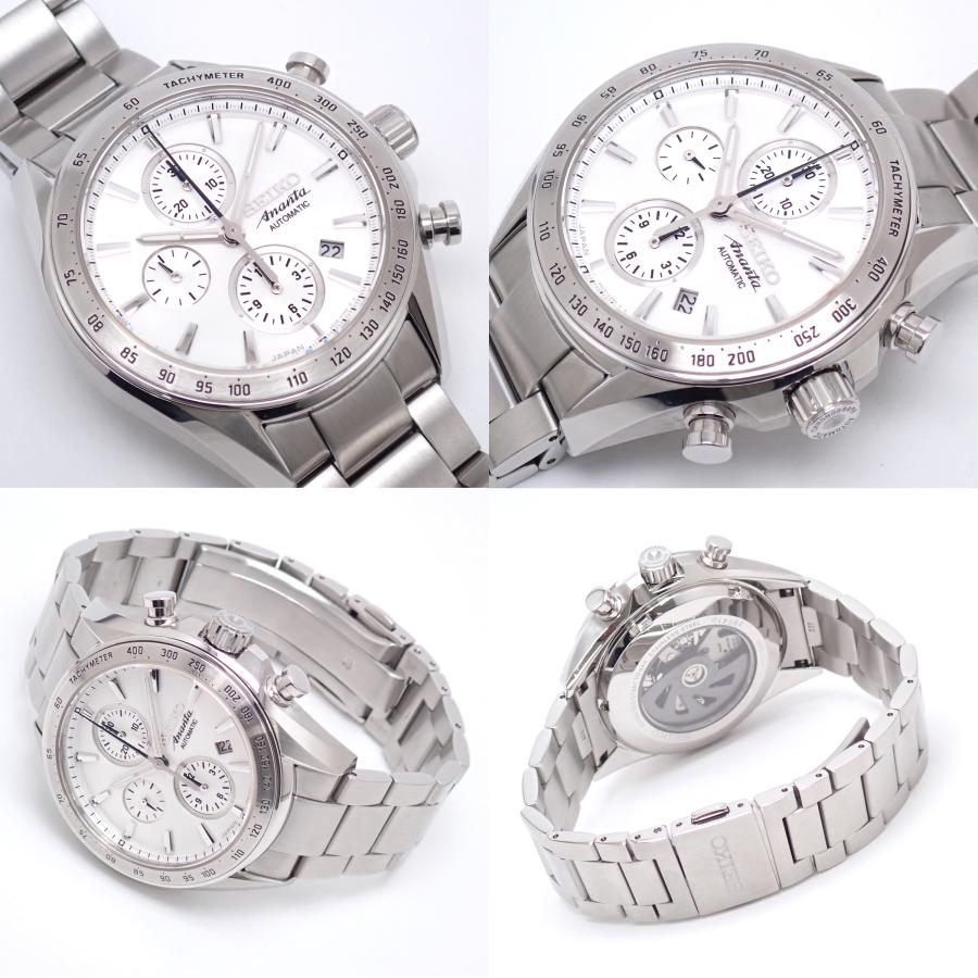 セイコー ブライツ アナンタ クロノグラフ SAEH013 オートマチック BRIGHTZ Ananta メンズ 腕時計【中古】【程度A】【美品】の画像