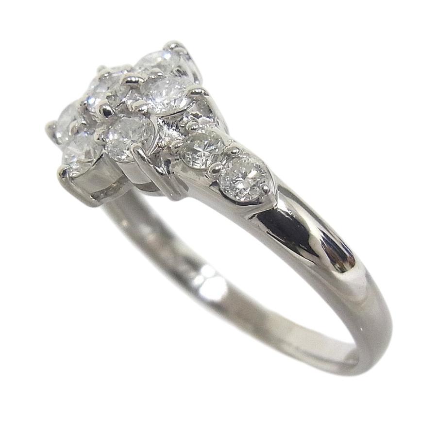 指輪　Pt900　プラチナ　ダイヤリング 合計0.50ct 【中古】【程度A】【質屋出品】 【新品仕上げ済み】【ノーブランド】の画像