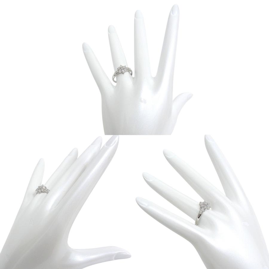 指輪　Pt900　プラチナ　ダイヤリング 合計0.50ct 【中古】【程度A】【質屋出品】 【新品仕上げ済み】【ノーブランド】の画像