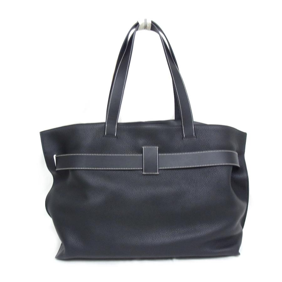 ロエベ　LOEWE　トートバッグ レザー　ブラック　レディース　メンズ 【中古】【程度A】【美品】の画像