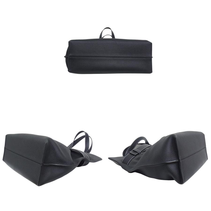 ロエベ　LOEWE　トートバッグ レザー　ブラック　レディース　メンズ 【中古】【程度A】【美品】の画像