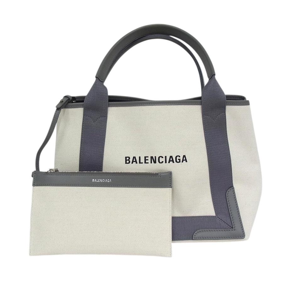 バレンシアガ BALENCIAGA トートバッグ ネイビーカバスS ポーチ付き ハンドバッグ 339933 ベージュ BALENCIAGA（バレンシアガ） トートバッグ ネイビーカバスS 339933