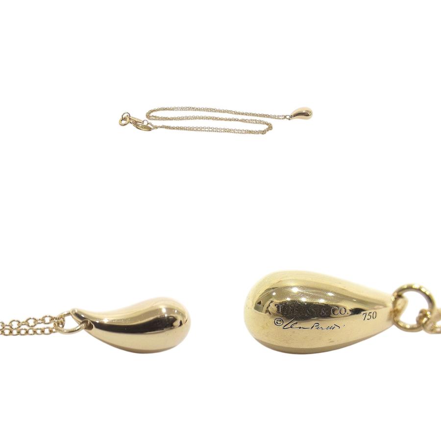 ＴＩＦＦＡＮＹ＆ＣＯ　ティファニー 750YG　ティアドロップ ネックレス　イエローゴールド 【中古】【程度A】【美品】の画像
