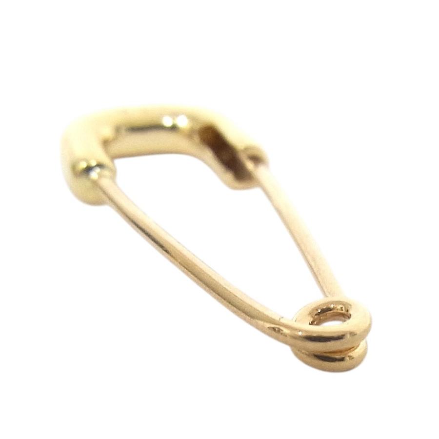 ミキモト MIKIMOTO　ブローチ 安全ピンモチーフ　K18YG イエローゴールド　セーフティーピン 【中古】【程度A】【美品】