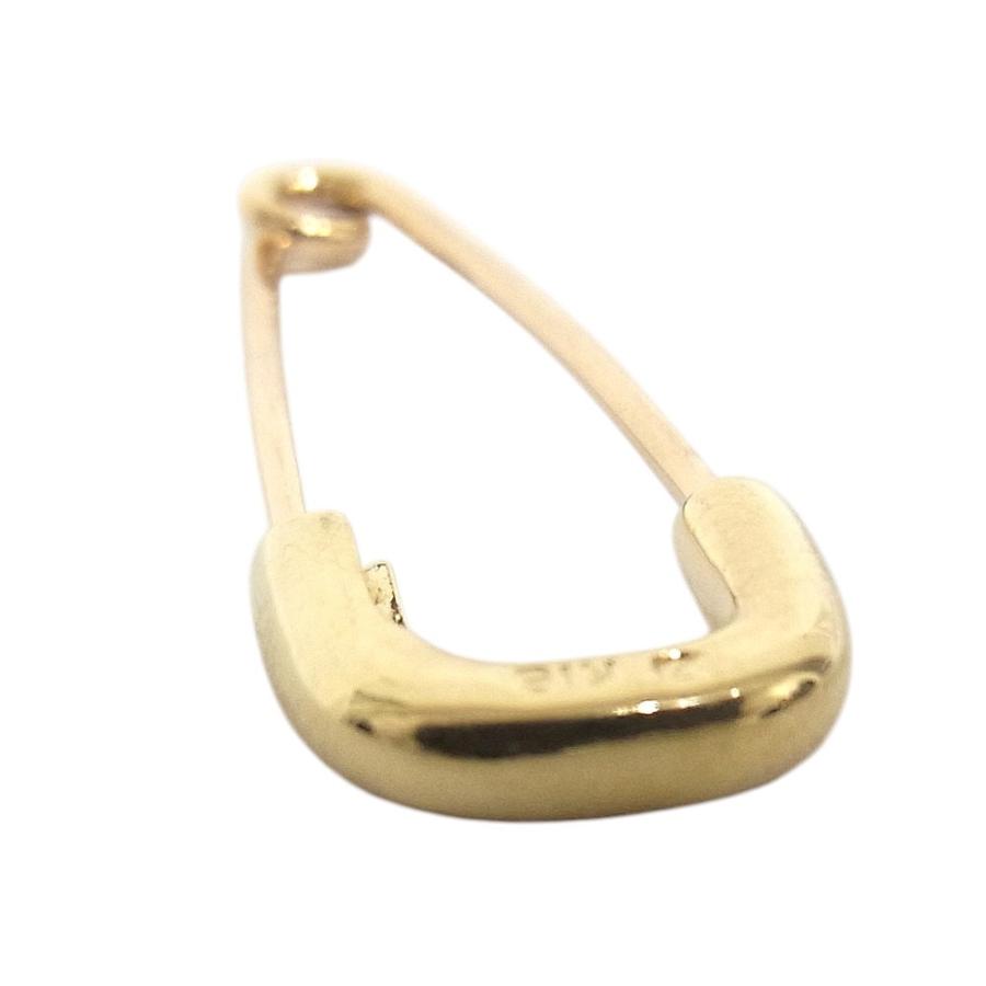 ミキモト MIKIMOTO　ブローチ 安全ピンモチーフ　K18YG イエローゴールド　セーフティーピン 【中古】【程度A】【美品】