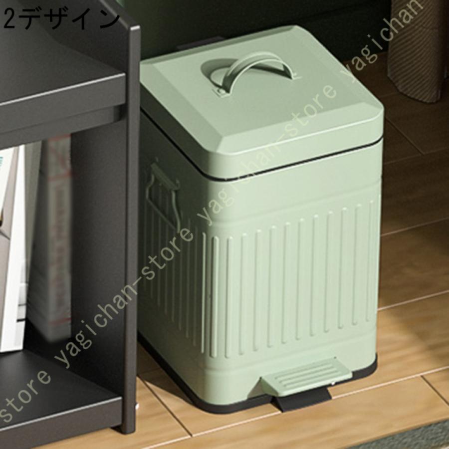 レトロなおしゃれ感 フットペダルが便利 ゴミ箱 ペダル式 レトロなおしゃれ感 フットペダルが便利 ゴミ箱 ペダル式