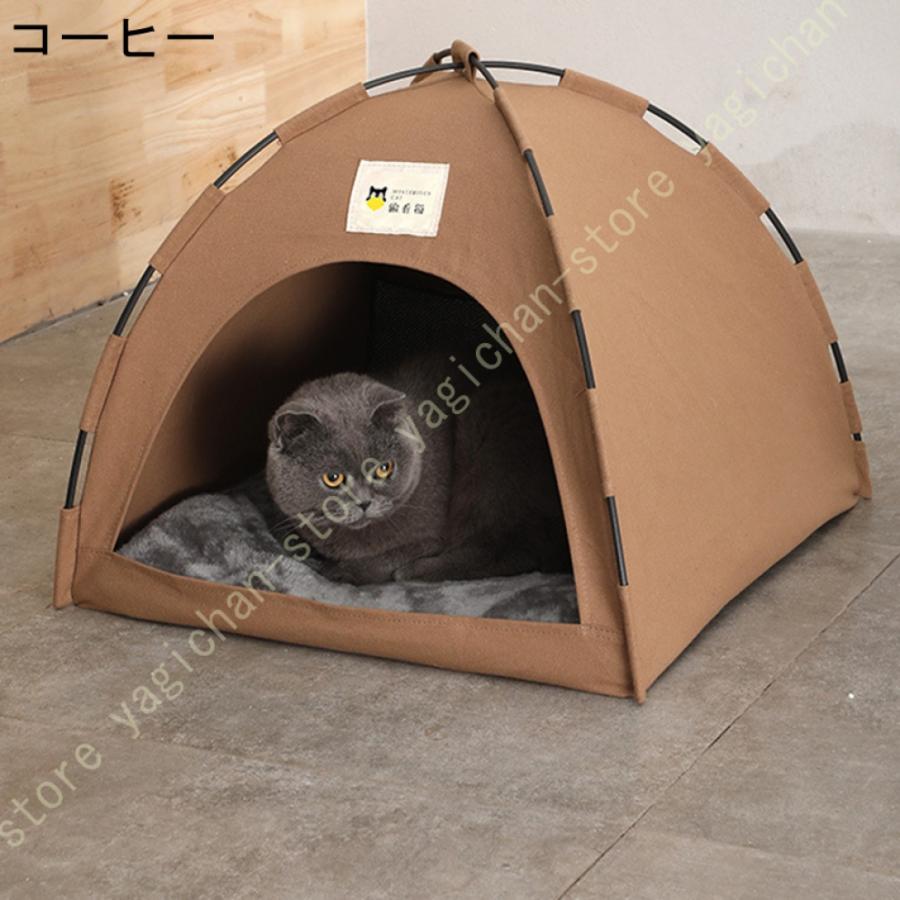 ドーム型 ペットベッド 犬 猫 テント ベッド ドームベッド 中小型犬 猫ハウス 夏用 ハウス 犬用 ネコ おしゃれ かわいい 2way 通年 小型犬 子猫 ベッド 室内｜yagichan-store｜12