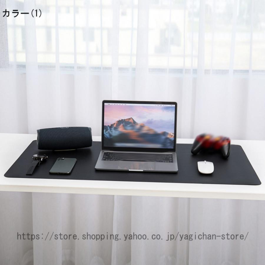 長寿命 PUレザー マウスパッド 白 おしゃれ マウスパッド キーボードマット マウス対応 大型 テーブルマット 学習机マット パソコンマット 勉強デスク 超大判｜yagichan-store｜09