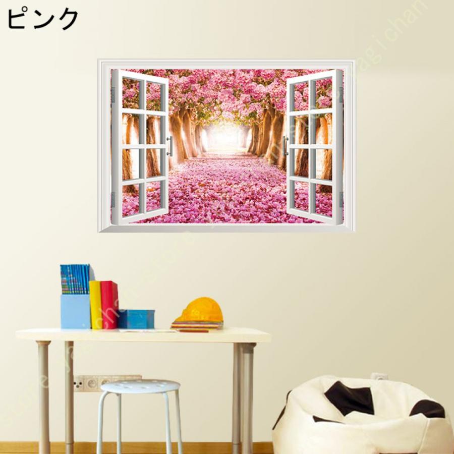 ウォールステッカー エーゲ海の窓 60×90cm 壁紙 シール 賃貸OK はがせる 剥がせる DIY 模様替え インテリア さわやか 綺麗 海 雲 空 風景 窓 景色 地中海｜yagichan-store｜11