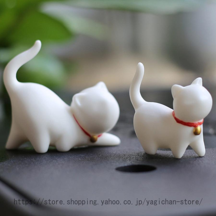 猫 ねこ 置物 うさぎ セラミック製 インテリア 置き物 飾り 玄関 猫 ねこ 置物 うさぎ セラミック製 インテリア 置き物 飾り 玄関