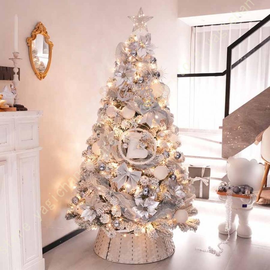 クリスマスツリー 白 大型 針葉樹 クリスマス飾り オーナメント 飾り
