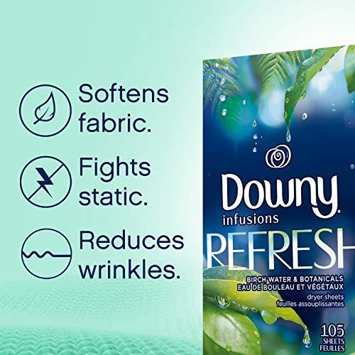 ダウニー Downy 柔軟剤シート インフュージョン ボタニカルミスト 105枚 ダウニー（Downy） ダウニーシート インフュージョン ボタニカルミスト