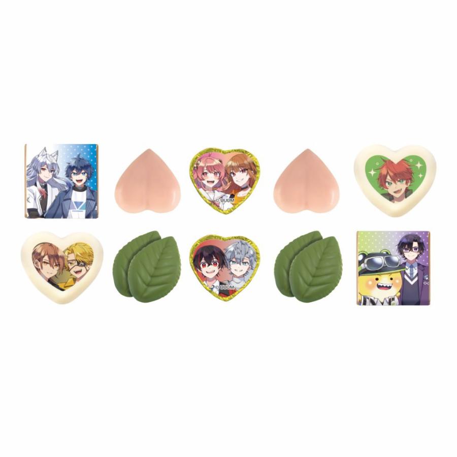 Heart（ハート） カラフルピーチ レクタングルチョコ缶 バレンタイン