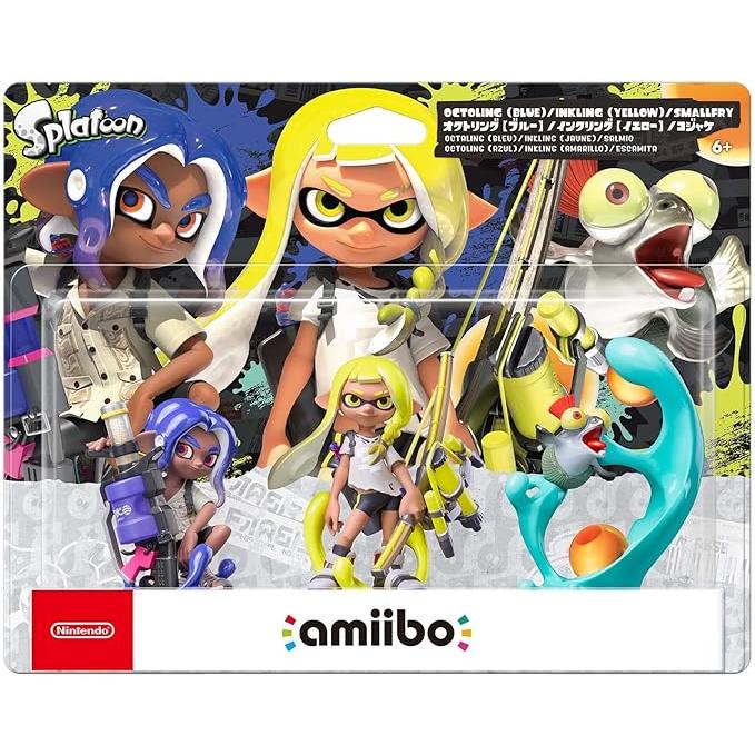スプラトゥーン amiiboアミーボ オクトリング インクリング コジャケ amiibo トリプルセット インクリング イエロー / オクトリング ブルー