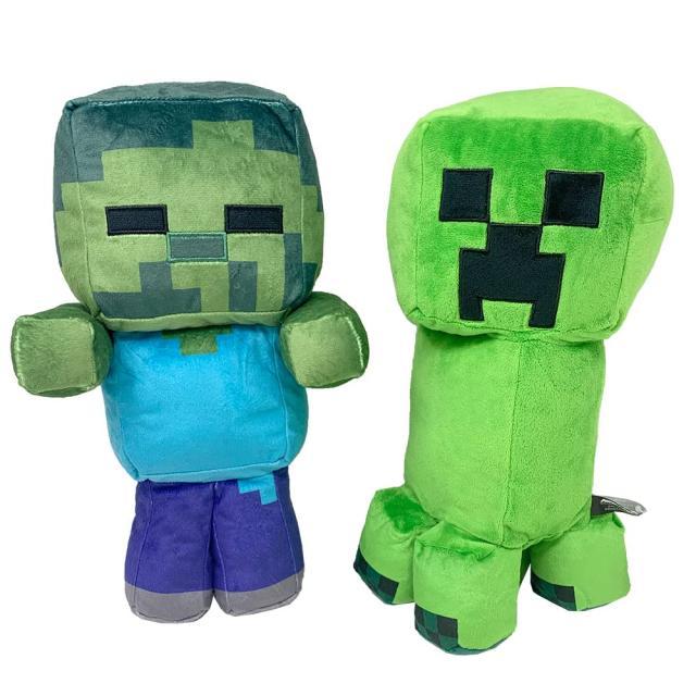 マインクラフト BIG ぬいぐるみ クリーパー ゾンビ 全2種セット 約35cm