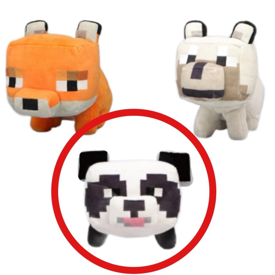マインクラフト ベビー ぬいぐるみ 〜 キツネ オオカミ パンダ