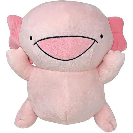 からめる ウーパールーパー バンザイ BIG ぬいぐるみ 約28×18×35cm