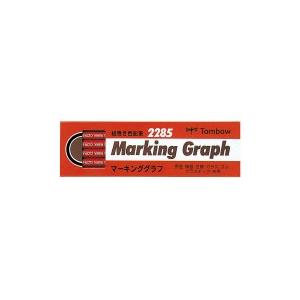 トンボ鉛筆 マーキンググラフ　赤　紙巻 (2285-25)｜yagikk