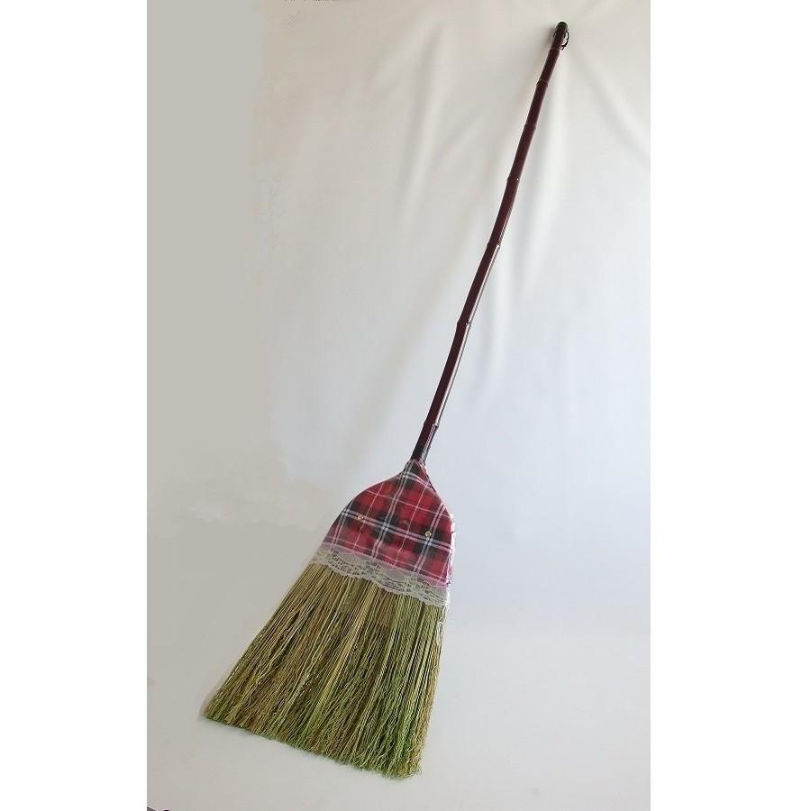 座敷箒 長柄 そうじ 箒 ちりとり 清掃用品 ほうき 畳 和室 : 矢車商店