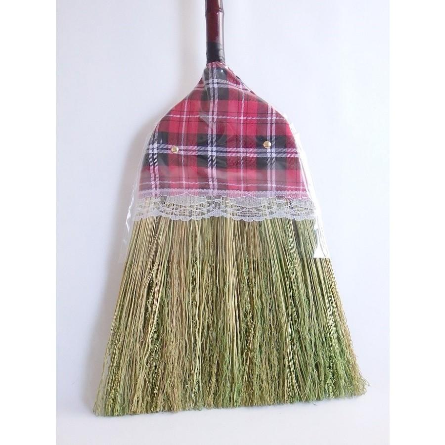 座敷箒 長柄 そうじ 箒 ちりとり 清掃用品 ほうき 畳 和室 : 矢車商店