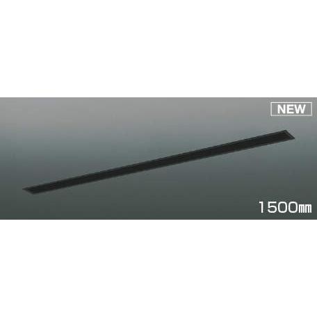 コイズミ 高気密埋込スライドコンセント ブラック L1500 AE54200E