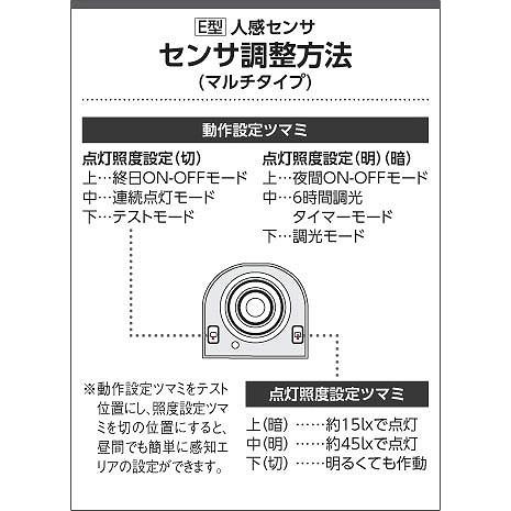 AU42434L コイズミ ポーチライト LED（電球色） センサー付の画像