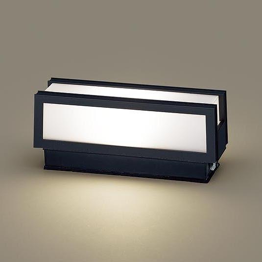 パナソニック 門柱灯 センサー付 ブラック LED(電球色) LGWJ56009BU