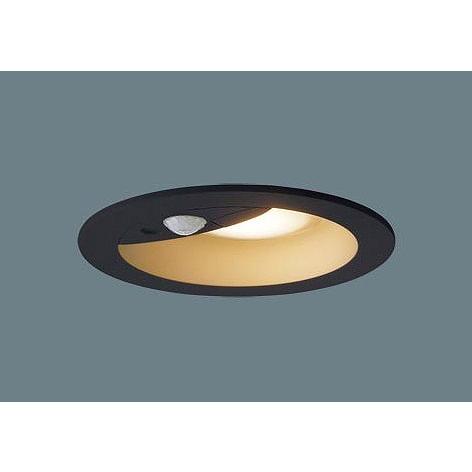 パナソニック FreePa 軒下用ダウンライト センサー付 ブラック φ100 LED（電球色） 拡散 LRDC3144LLE1