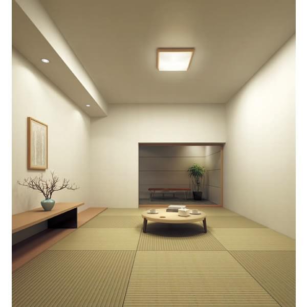 和室 照明 和風シーリングライト 〜10畳 白木 LED 昼光色〜電球色 